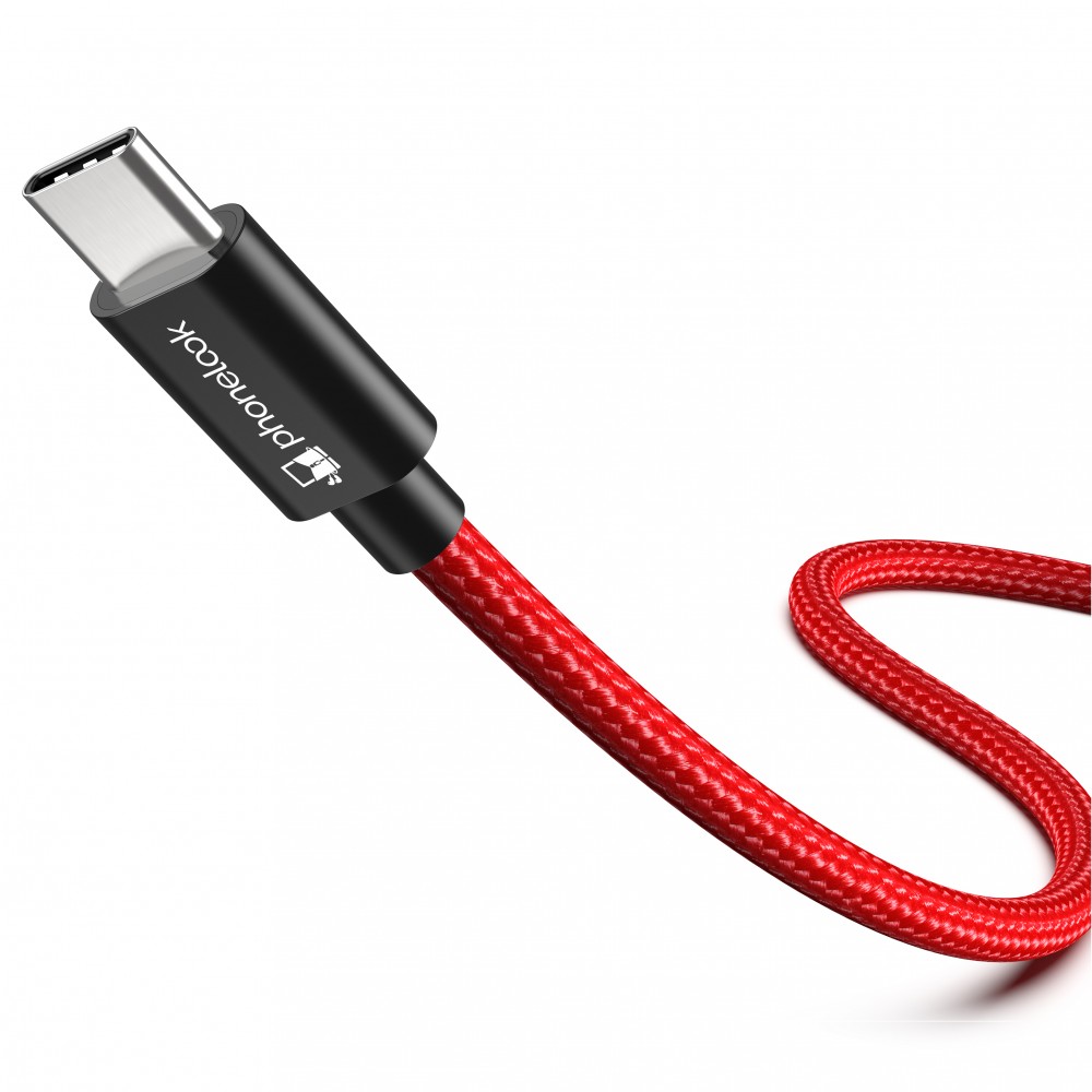  Ladekabel (2 m) USB-C auf USB-C - Nylon PhoneLook