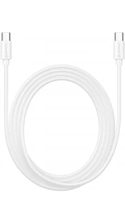USB-C auf USB-C (2 m) Ladekabel Datenkabel - PhoneLook - Weiss