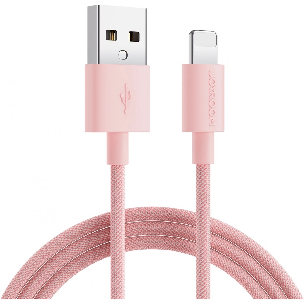 Joyroom Fast Charge Datenkabel und Ladekabel S-2030M13 USB-A auf Lightning 2.4A (2m) - Rosa
