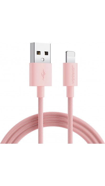 Joyroom Fast Charge Datenkabel und Ladekabel S-2030M13 USB-A auf Lightning 2.4A (2m) - Rosa