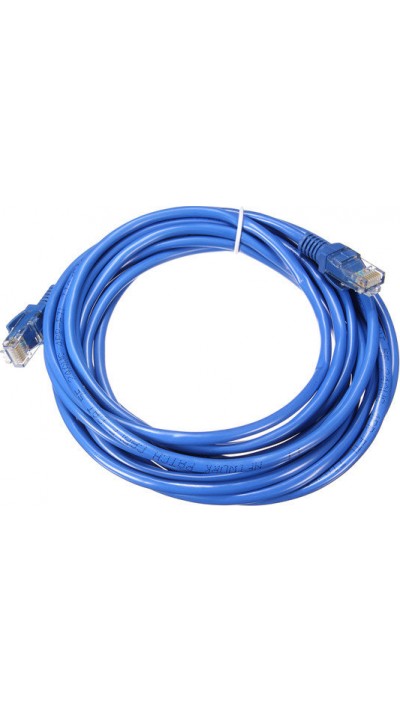 Ethernet Netzwerkkabel RJ-45 (5 m) - Blau