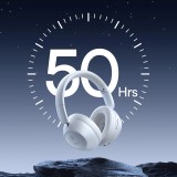 Baseus Bass 30 Max Drahtlose On-Ear Bluetooth 5.3 Kopfhörer Kabellos Hochwertig Soundqualität - Weiss