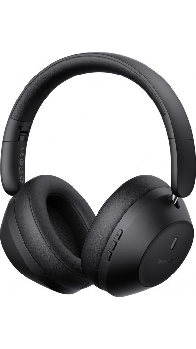 Baseus Bass 30 Max Kabellose On-Ear Bluetooth 5.3 Kopfhörer Hochwertiger Sound Leistungsstarker Bass - Schwarz