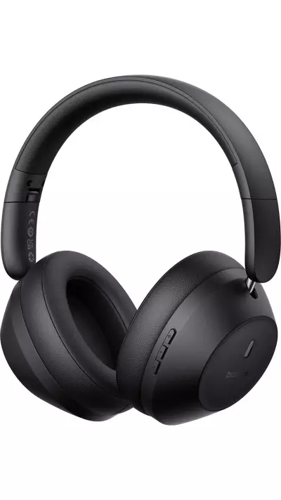 Baseus Bass 30 Max Kabellose On-Ear Bluetooth 5.3 Kopfhörer Hochwertiger Sound Leistungsstarker Bass - Schwarz