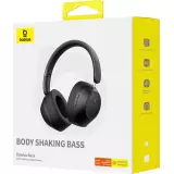 Baseus Bass 30 Max Kabellose On-Ear Bluetooth 5.3 Kopfhörer Hochwertiger Sound Leistungsstarker Bass - Schwarz