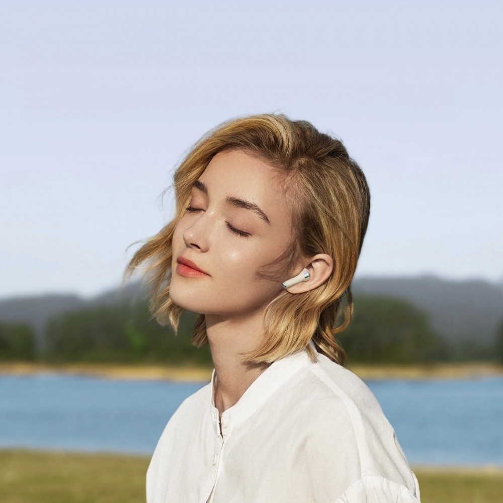 Tronsmart Soundfii R4 Kabellose Bluetooth 5.3 ENC Kopfh&ouml;rer Hochwertiger Sound Drahtlos Headset - Weiss