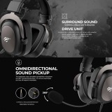 HAVIT 3.5mm Gaming Headset mit 3D Surround Sound und abnehmbarem Mikrofon für Xbox, PlayStation, PC, Switch - Schwarz
