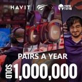 HAVIT 3.5mm Gaming Headset mit 3D Surround Sound und abnehmbarem Mikrofon für Xbox, PlayStation, PC, Switch - Schwarz