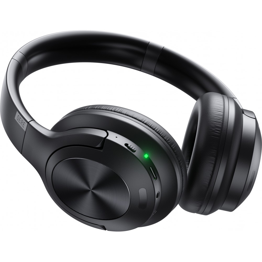 Bluetooth Kopfhörer Qere E80 mit aktiver Geräuschunterdrückung (ANC) - Schwarz