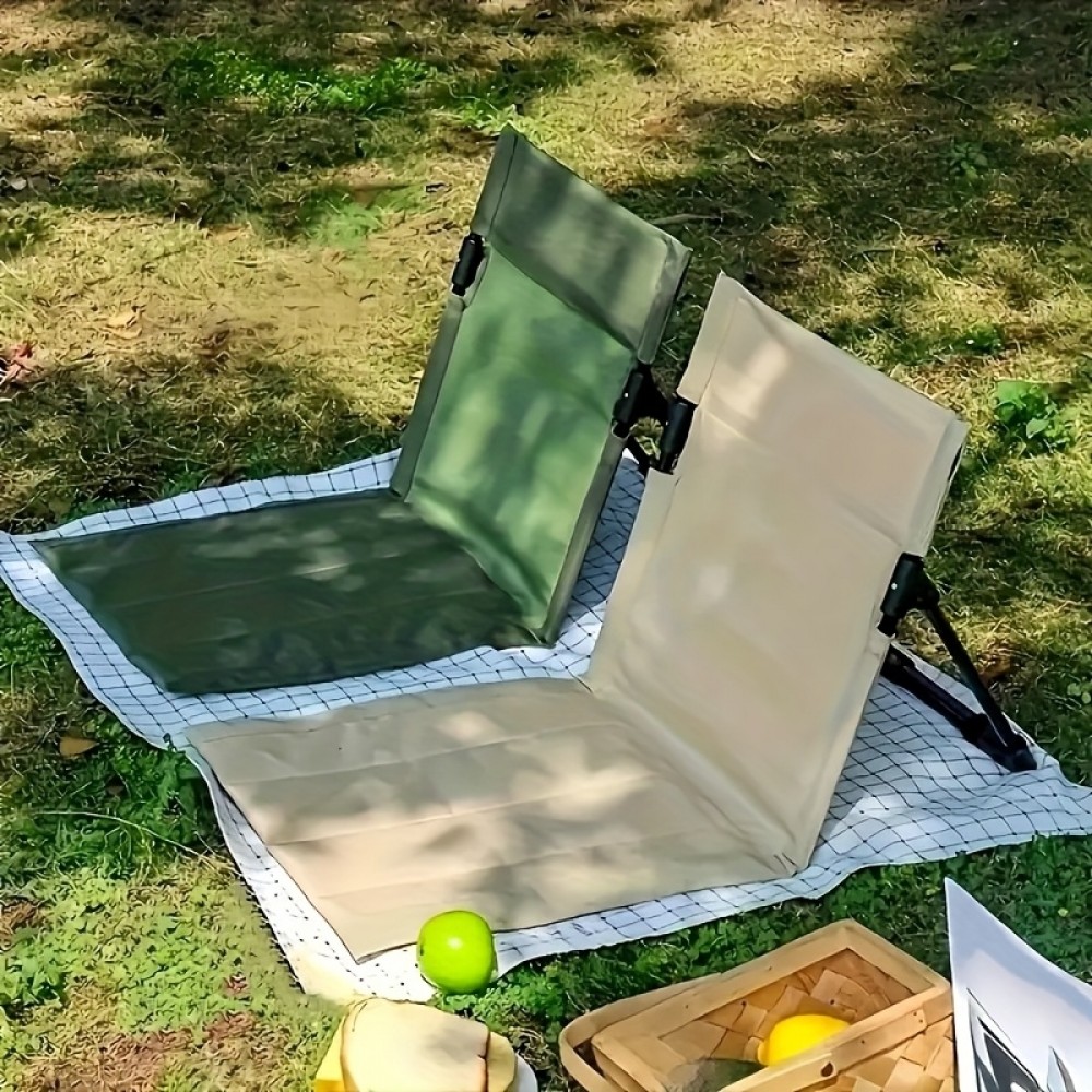 Ultraleichte Aluminium Faltstuhl für Camping/Strand/Freizeit/Outdoor mit Tragetasche - Grün
