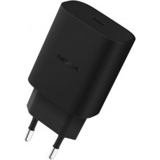 Nokia 20W USB-C Fast Charge Ladeadapter - Schwarz