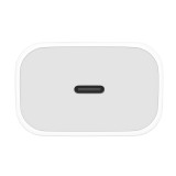 20W USB-C Ladegerät mit 1m Ladekabel USB-C (Android/iPhone 15) - Weiss