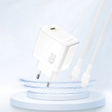 USB-C Wandladegerät 45W GaN Dudao A28 schnell und kompakt - Weiss
