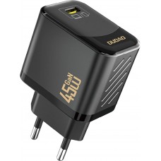 Dudao A28 45W GaN USB-C Schnellladegerät Wandladegerät kompakt - Schwarz