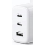 Ugreen 65W Schnellladegerät PD3.0 QC3.0 2x USB-C / 1x USB-A - Weiss