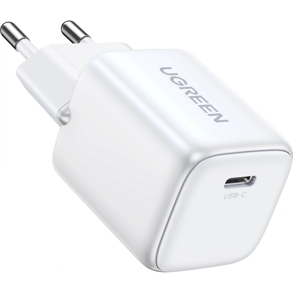 Ugreen Nexode Mini 30W PD USB-C GaN Schnellladegerät - Weiss
