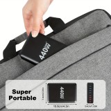 Schnellladegerät 440W GaN Multi-Port mit LED-Anzeigen 8-in-1 USB-C/USB-A CH/EU - Weiß