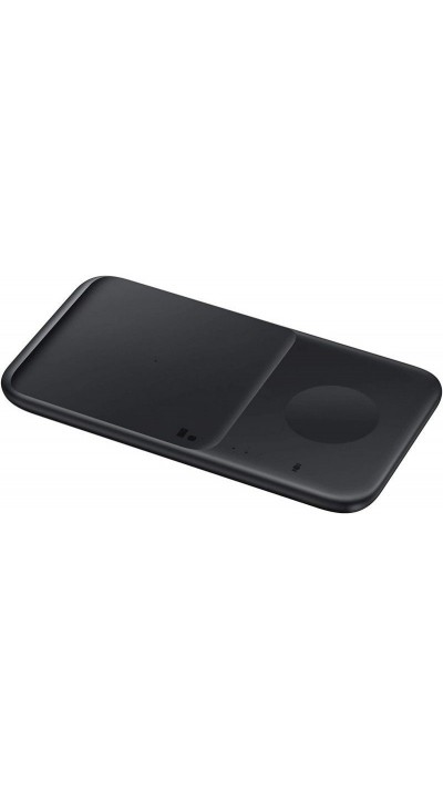 Samsung Kabelloses Ladegerät Duo 9W Wireless für Galaxy Phone, Watch, Buds, iPhone und AirPods - Schwarz