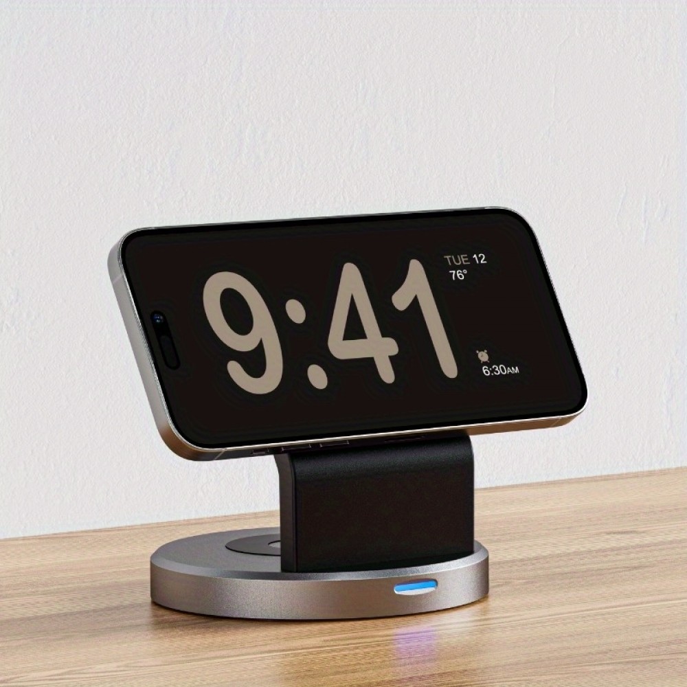 15W Magnetisches kabelloses Ladegerät 3-in-1 Schnelllade Station für iPhone, Apple Watch, AirPods - Schwarz