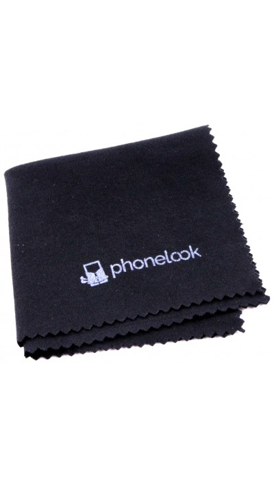 Mikrofaser Reinigungstuch für Brillen / Smartphones / Kameraobjektive - PhoneLook - Schwarz