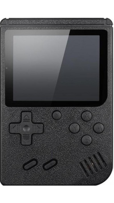 Handheld Retro Spiele-Konsole - 8-Bit Game Klassiker für Unterwegs mit 3" Display - Schwarz