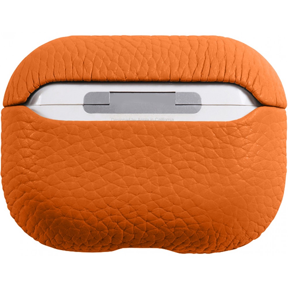 AirPods 3 Case Hülle - Schock absorbierend luxus case Echtleder - Orange