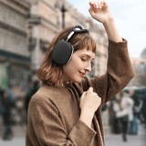 AirPods Max Case Hülle - Flexibles weiches Silikon mit Stirnband - Schwarz