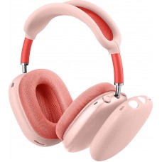 AirPods Max Case Hülle - Flexibles weiches Silikon mit Stirnband - Rosa