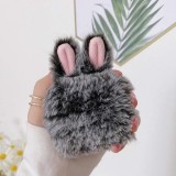 Hülle AirPods Pro - Flauschig Bunny - Grau