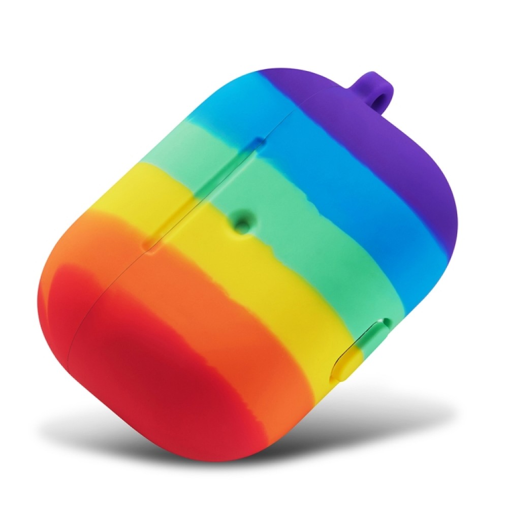 Hülle AirPods Pro - Silikon Regenbogen