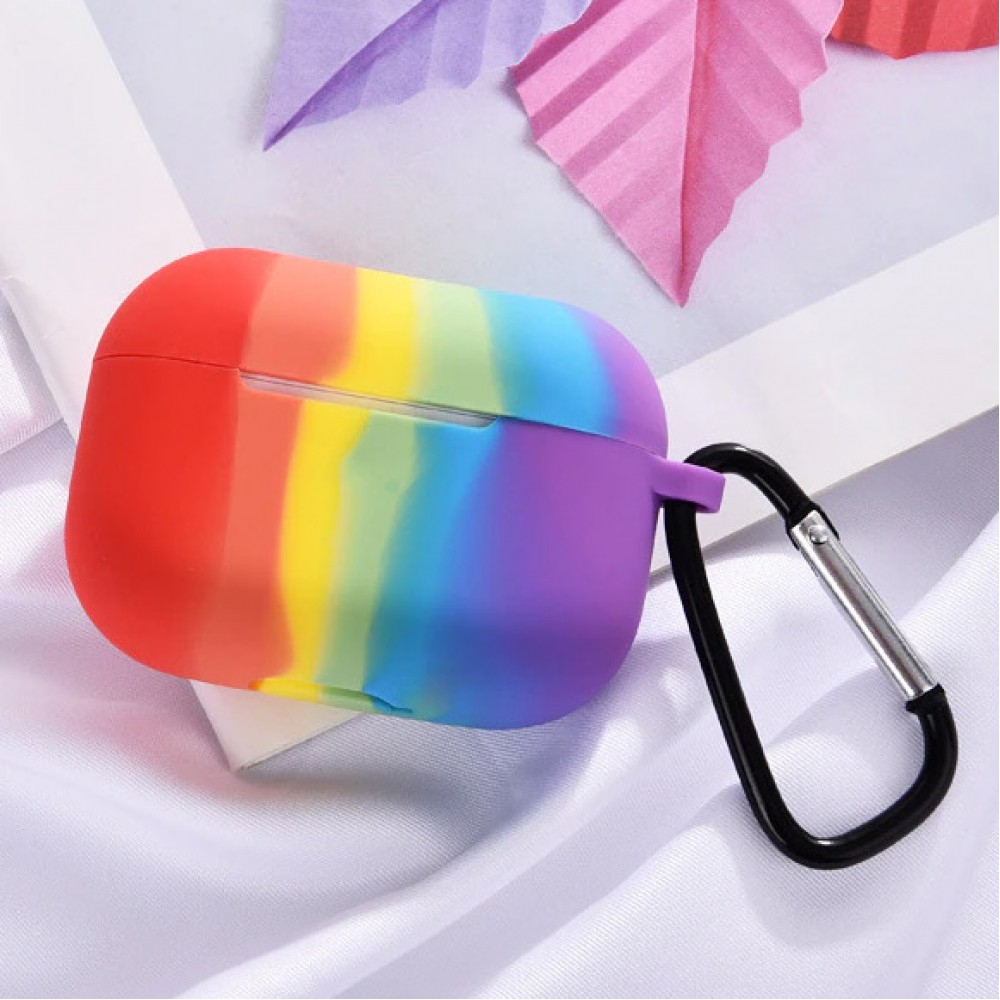 Hülle AirPods Pro - Silikon Regenbogen