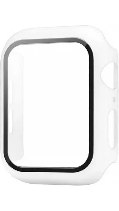 Apple Watch 40mm Case Hülle - Full Protect mit Schutzglas - - Weiss