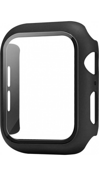 Apple Watch 44mm Case Hülle - Full Protect mit Schutzglas - Schwarz