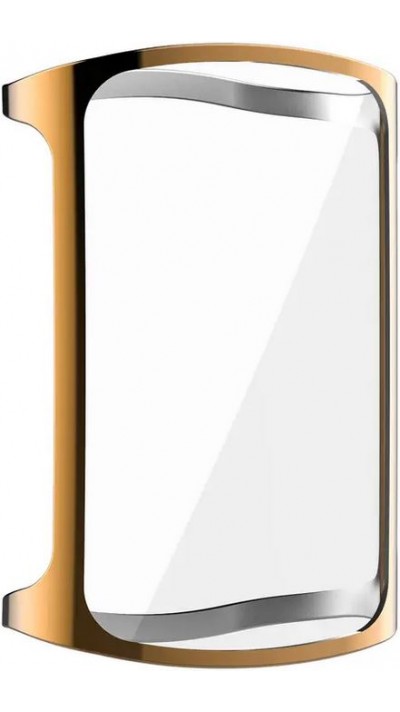 Fitbit Charge 5 / 6 Case Hülle - Cover ultra-slim mit Schutzglas - Gold