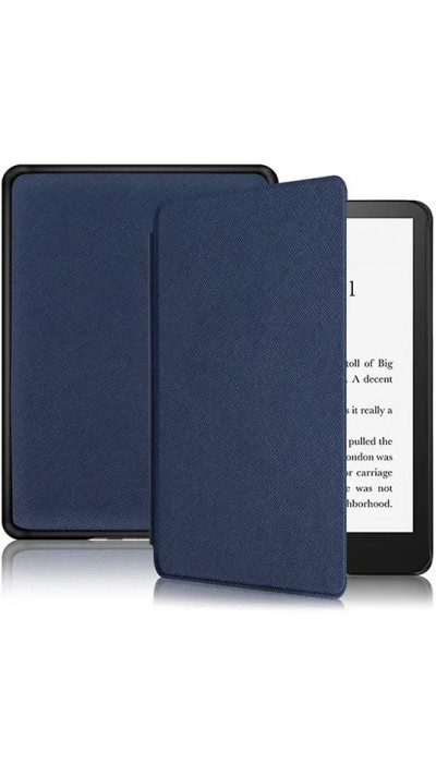 Kindle Paperwhite 1 / 2 / 3 Case Hülle - Ultra dünn & leicht Kunstleder hard-shell - Dunkelblau