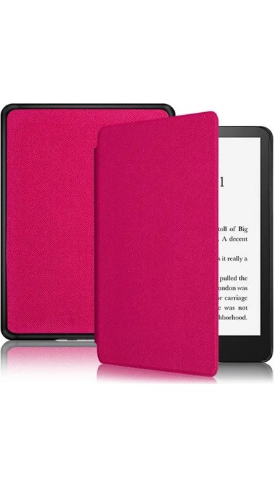 Kindle Paperwhite 1 / 2 / 3 Case Hülle - Ultra dünn & leicht Kunstleder hard-shell - Dunkelrosa