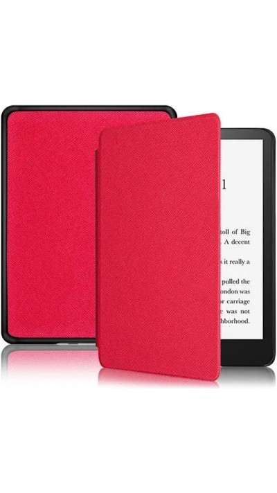 Kindle Paperwhite 1 / 2 / 3 Case Hülle - Ultra dünn & leicht Kunstleder hard-shell - Rot