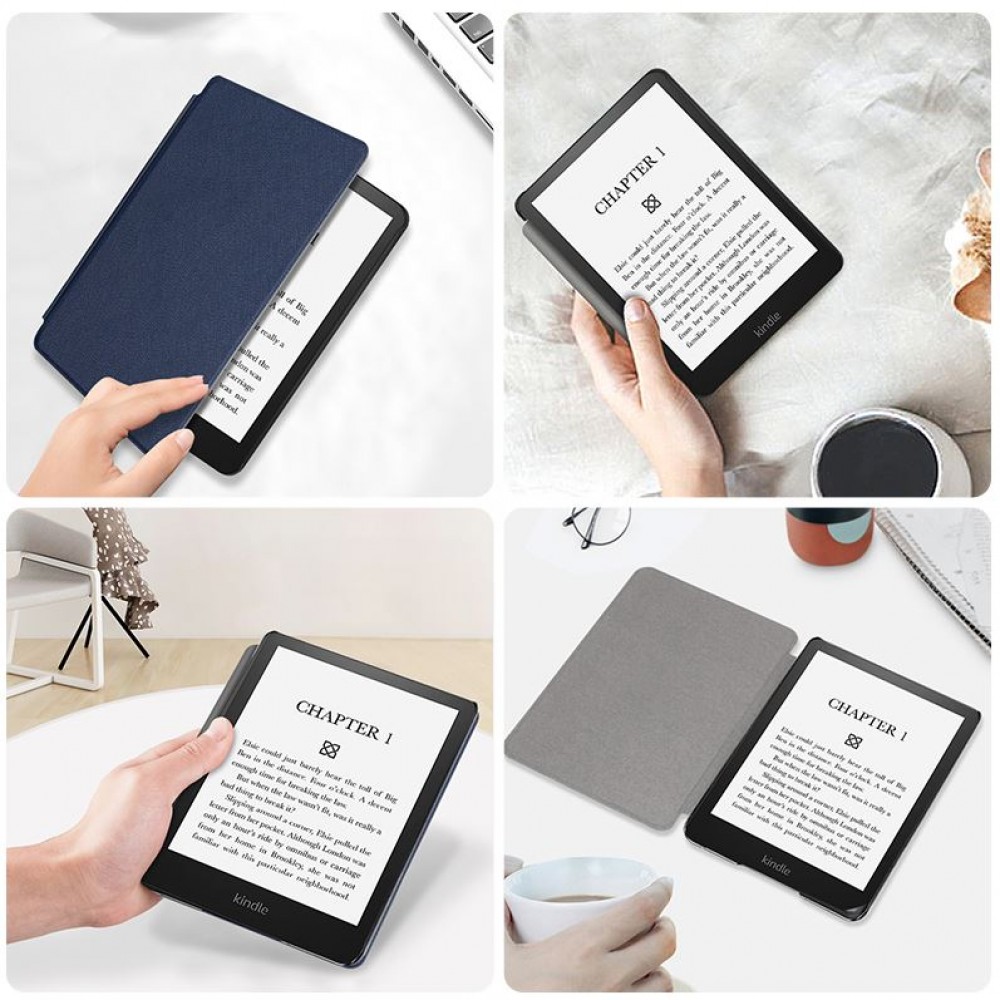 Kindle Paperwhite 1 / 2 / 3 Case Hülle - Ultra dünn & leicht Kunstleder hard-shell - Türkis