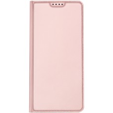 Galaxy A14 5G Case Hülle - Soft-Touch-Flip mit Magnetklappe und integriertem Kartenhalter - Rosa gold