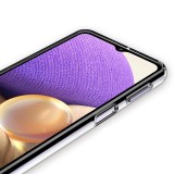 Hülle Samsung Galaxy A32 - Gummi Transparent Silikon Gel Simple Super Clear flexibel