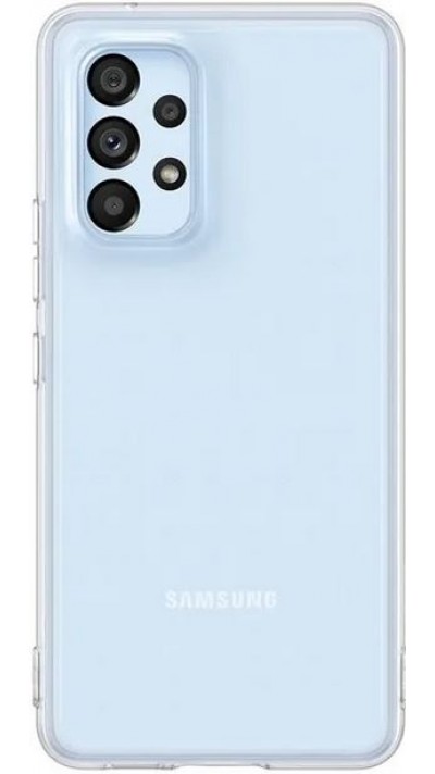 Galaxy A33 5G Case Hülle - Gummi Transparent Silikon Gel Simple Super Clear flexible