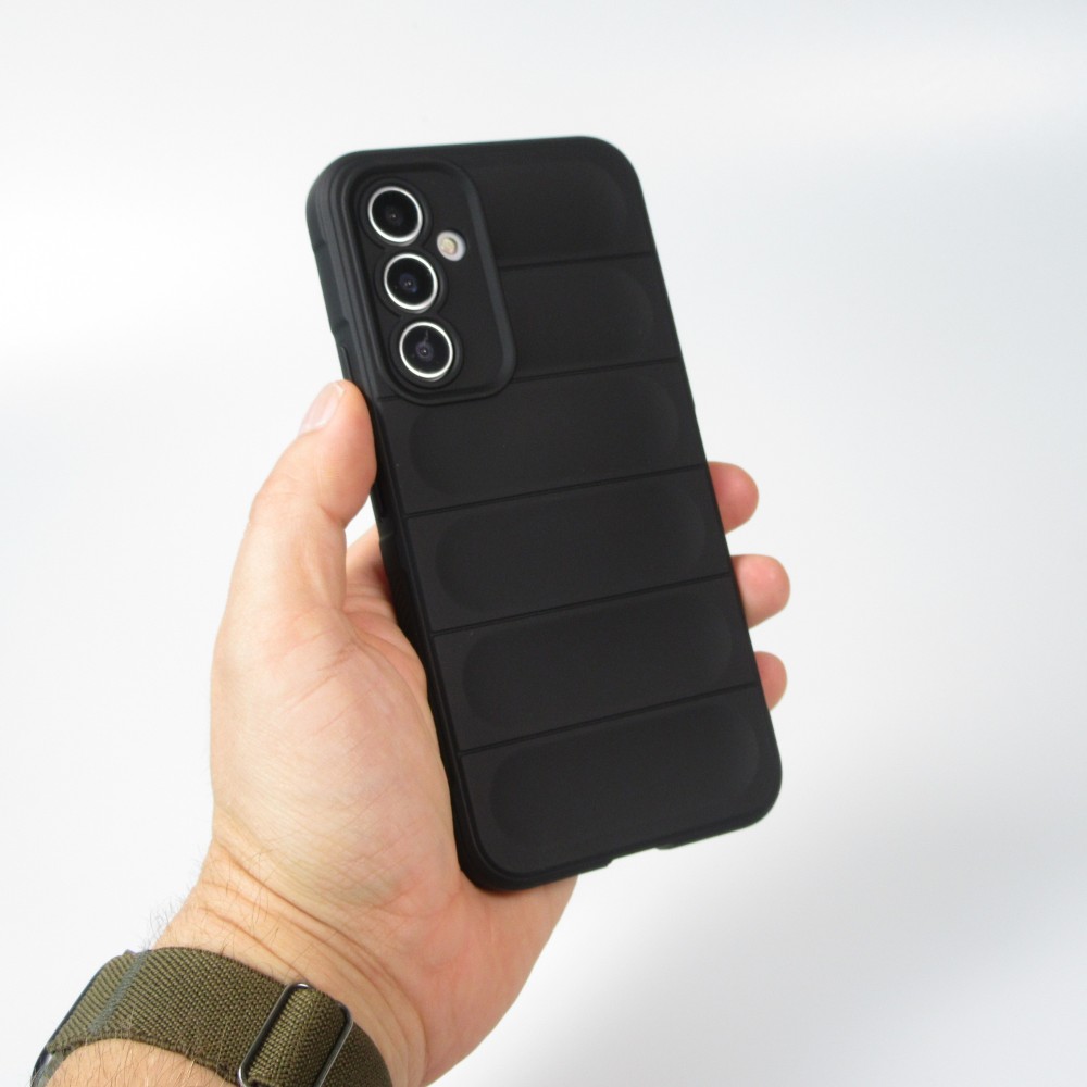 Galaxy A54 5G Case Hülle - Robustes Silikon mit Doppelter Schutzschicht - Schwarz