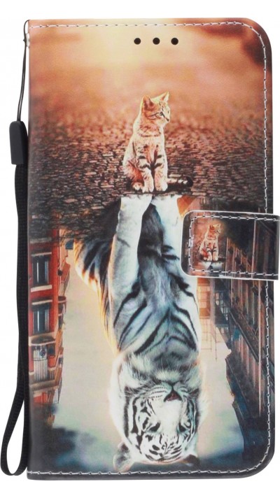 Hülle Samsung Galaxy S20 - Flip Katze Tiger