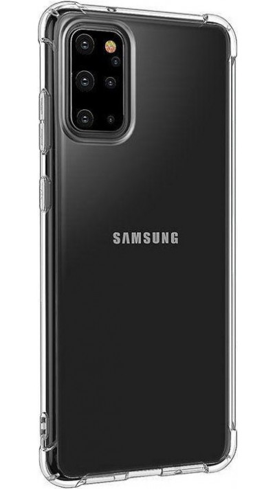 Hülle Samsung Galaxy S20 Ultra - Gummi Transparent Gel Bumper mit extra Schutz für Ecken Antischock