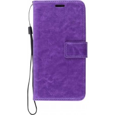 Hülle Samsung Galaxy S23 Ultra - Premium Flip Leder Tasche - Violett