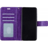 Hülle Samsung Galaxy S23 Ultra - Premium Flip Leder Tasche - Violett