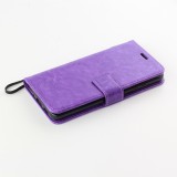 Hülle Samsung Galaxy S23 Ultra - Premium Flip Leder Tasche - Violett