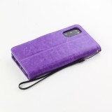 Hülle Samsung Galaxy S23 Ultra - Premium Flip Leder Tasche - Violett