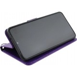 Hülle Samsung Galaxy S23 Ultra - Premium Flip Leder Tasche - Violett