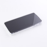 Hülle Samsung Galaxy S21 FE 5G - Bumper Glass TPU Anti-Schock mit Acryl - Transparent